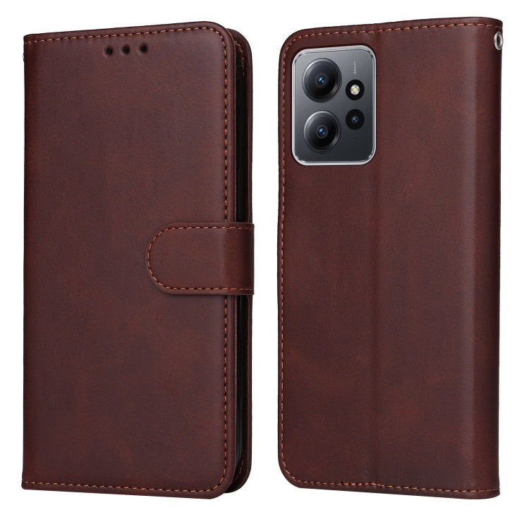 For Xiaomi Redmi Note 12 4G Global Classic Calf Texture Flip Leather Phone Case