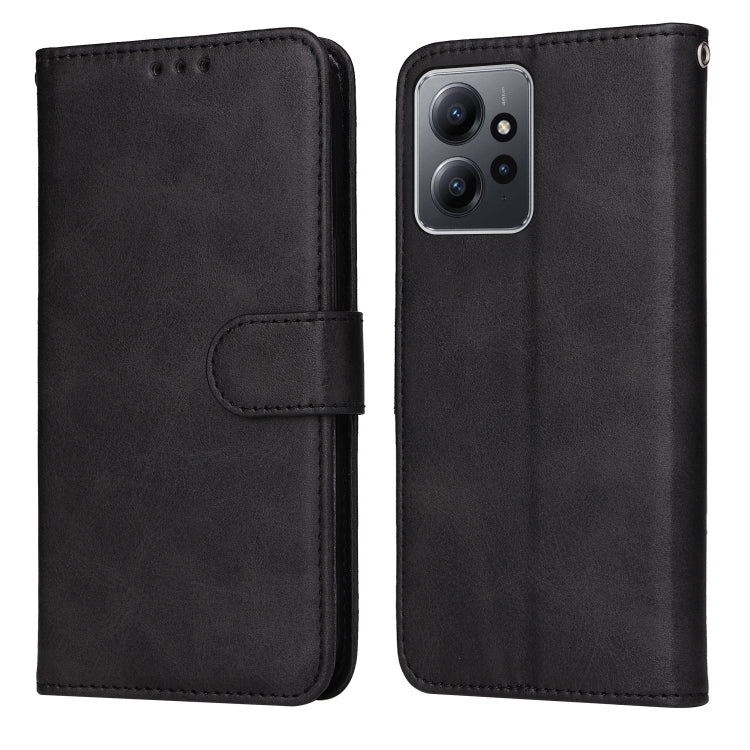For Xiaomi Redmi Note 12 4G Global Classic Calf Texture Flip Leather Phone Case