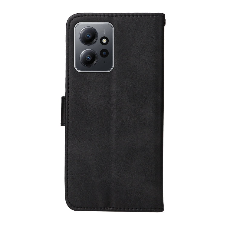 For Xiaomi Redmi Note 12 4G Global Classic Calf Texture Flip Leather Phone Case