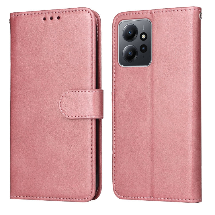 For Xiaomi Redmi Note 12 4G Global Classic Calf Texture Flip Leather Phone Case