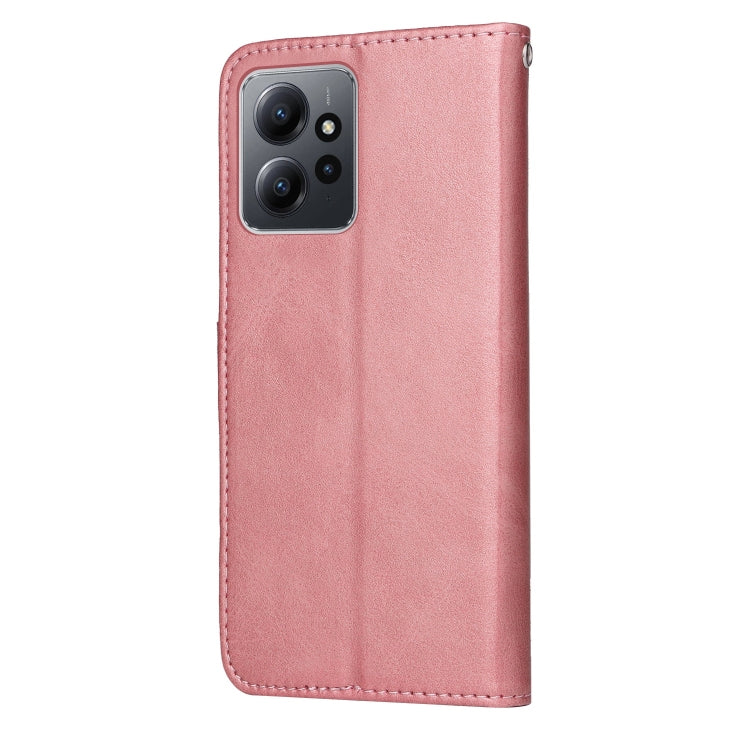 For Xiaomi Redmi Note 12 4G Global Classic Calf Texture Flip Leather Phone Case