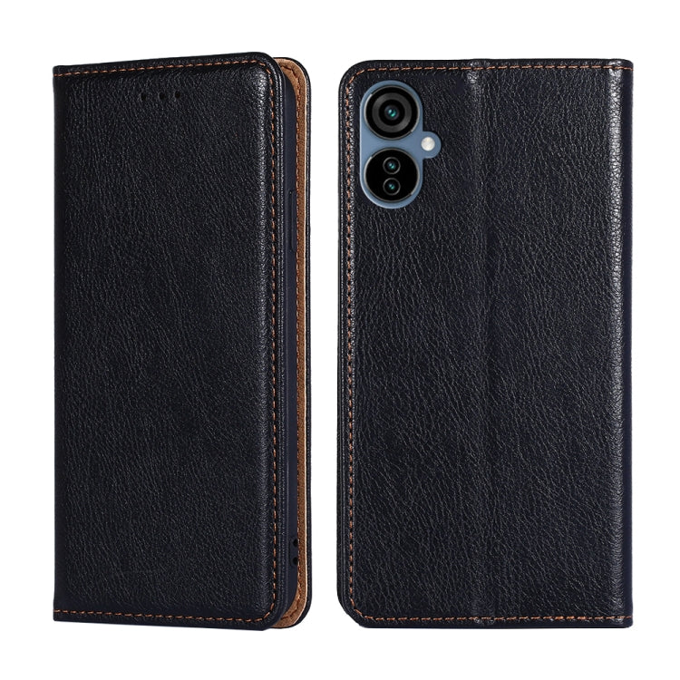 For TECNO Camon 19 Neo Gloss Oil Solid Color Magnetic Leather Phone Case