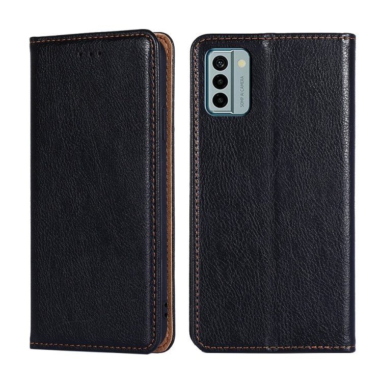 For Nokia G22 Gloss Oil Solid Color Magnetic Leather Phone Case