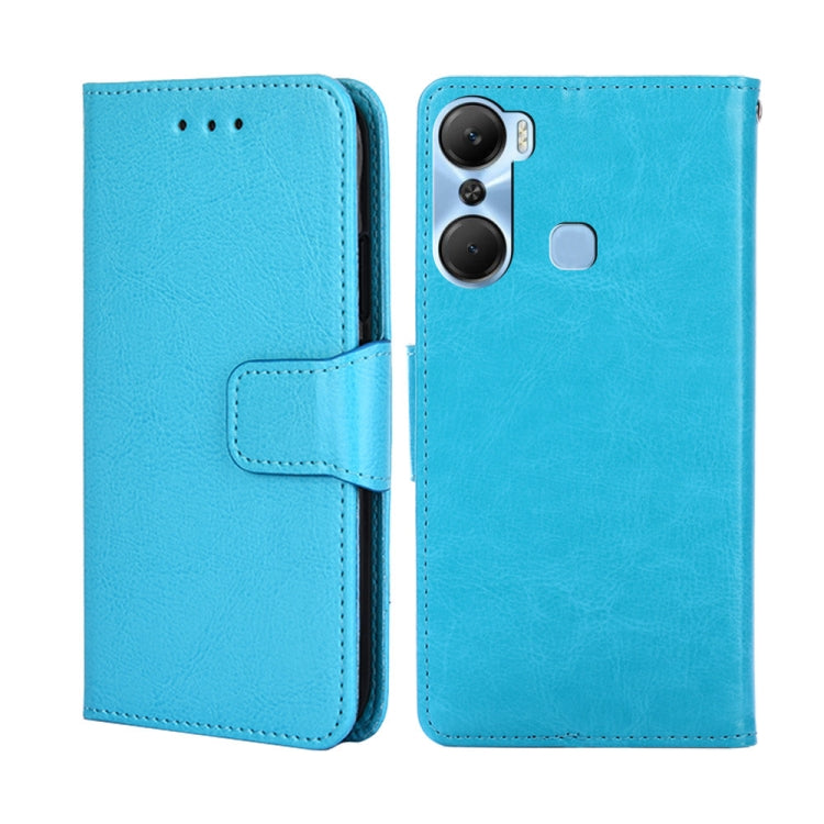 For Infinix Hot 12 Pro Crystal Texture Leather Phone Case
