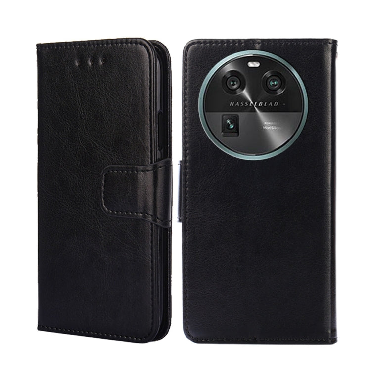 For OPPO Find X6 5G Crystal Texture Leather Phone Case