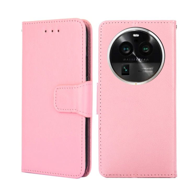For OPPO Find X6 Pro 5G Crystal Texture Leather Phone Case