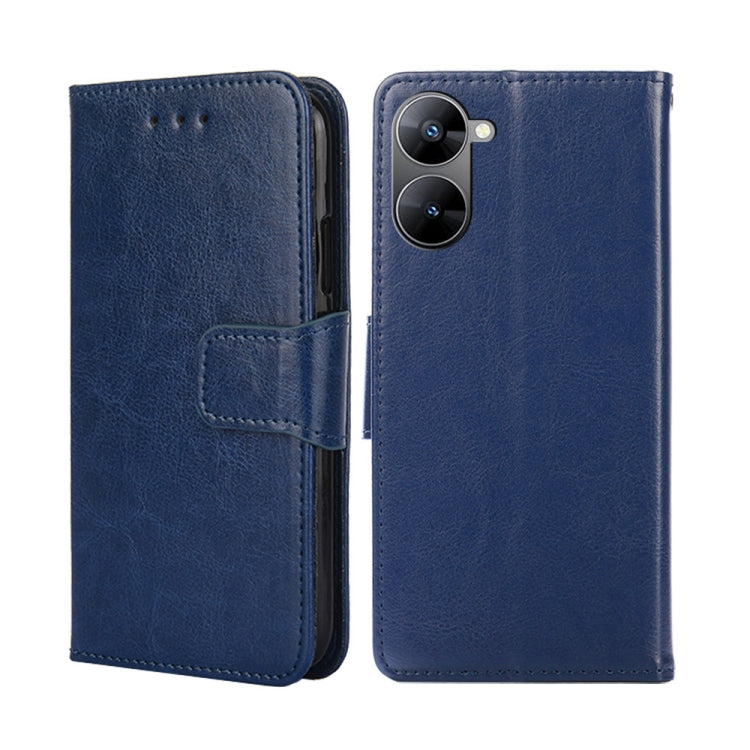 For Realme V30 5G / V30T Crystal Texture Leather Phone Case