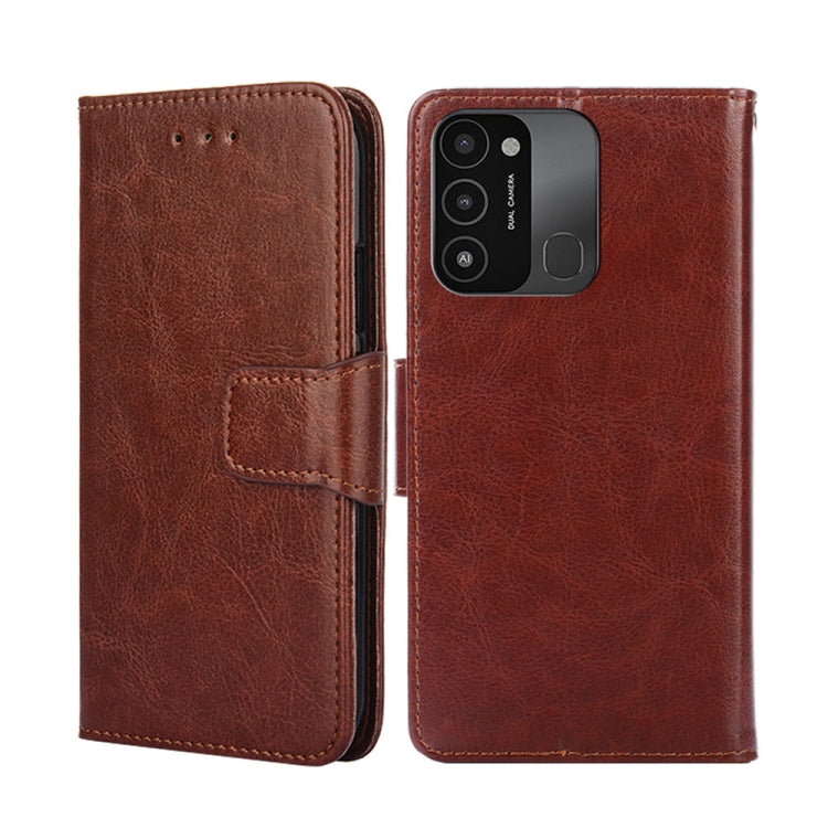 For Tecno Spark 8C Crystal Texture Leather Phone Case