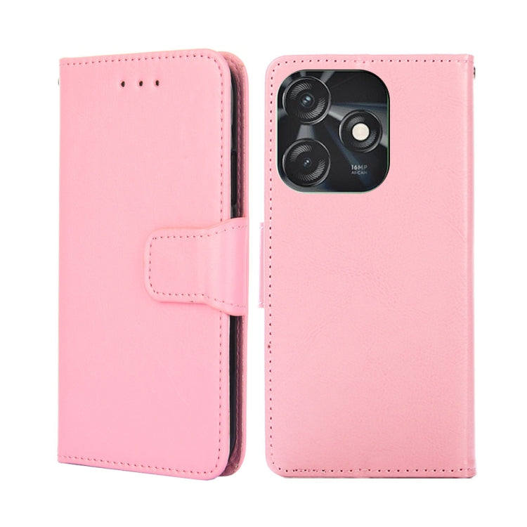 For Tecno Spark 10C Crystal Texture Leather Phone Case
