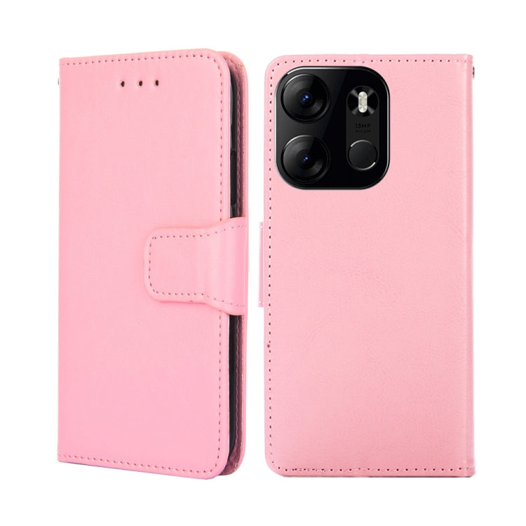 For Tecno Spark GO 2023 Crystal Texture Leather Phone Case