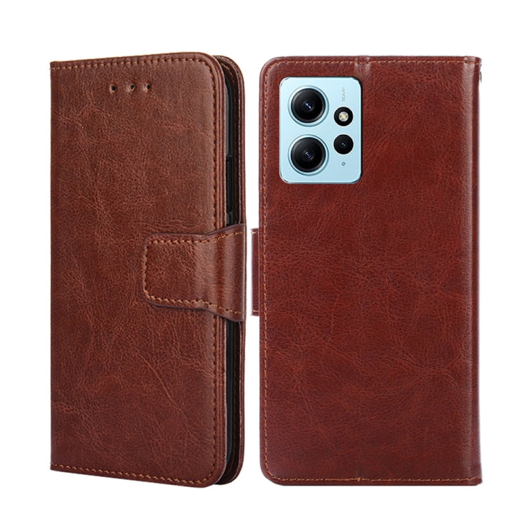 For Xiaomi Redmi Note 12 4G Global Crystal Texture Leather Phone Case