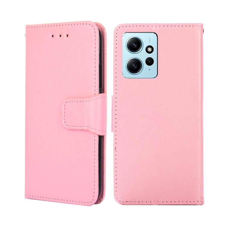 For Xiaomi Redmi Note 12 4G Global Crystal Texture Leather Phone Case