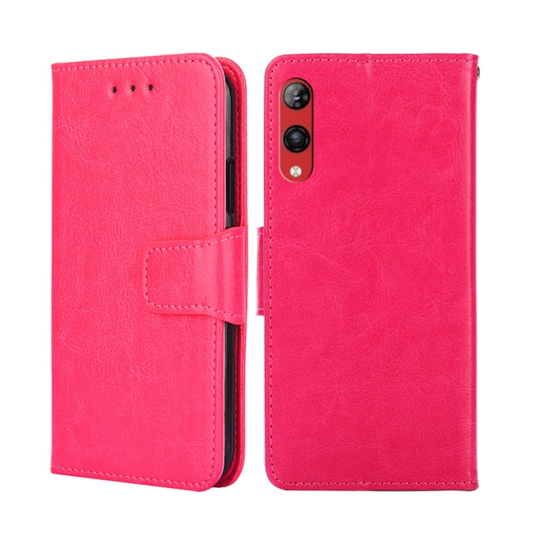For Rakuten Hand 4G Crystal Texture Leather Phone Case