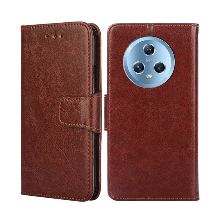 For Honor Magic5 Crystal Texture Leather Phone Case