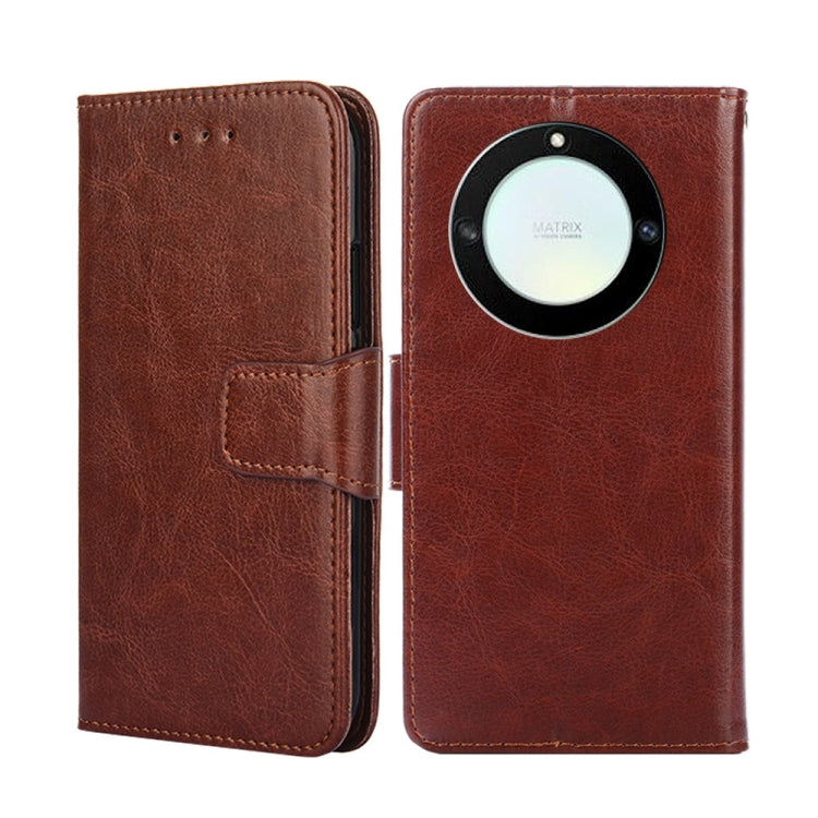 For Honor X40 Crystal Texture Leather Phone Case