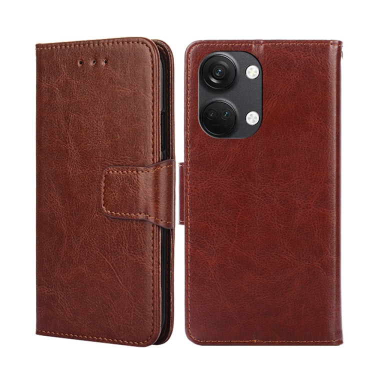 For OnePlus Ace 2V 5G Crystal Texture Leather Phone Case