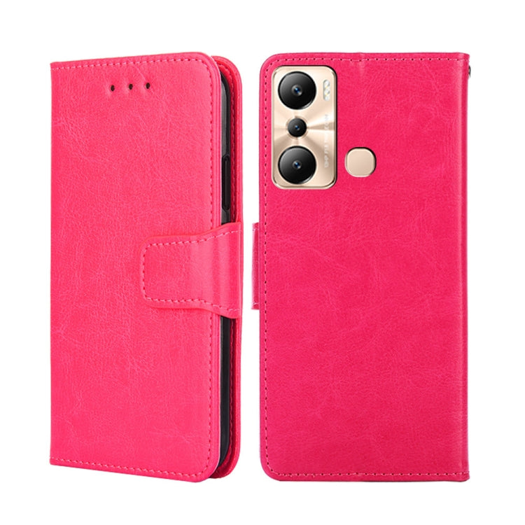 For Infinix Hot 20i Crystal Texture Leather Phone Case