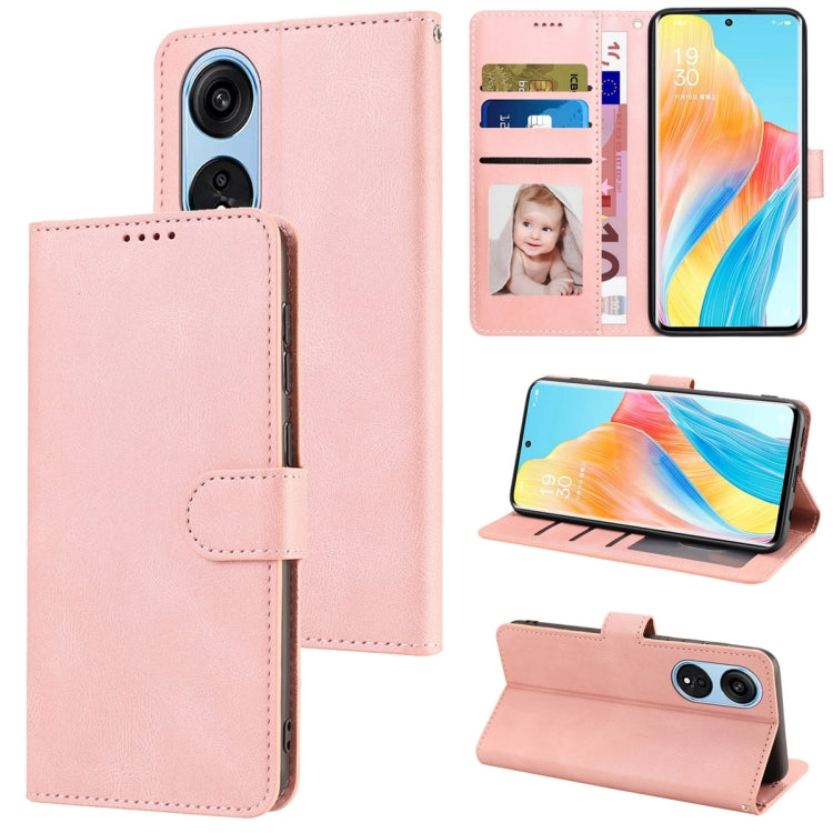 For OPPO A1 Pro 5G / Reno 8T 5G Fantasy Skin-feel Calfskin Texture Leather Phone Case