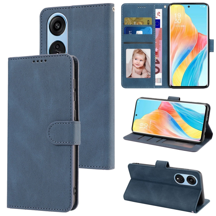 For OPPO A1 Pro 5G / Reno 8T 5G Fantasy Skin-feel Calfskin Texture Leather Phone Case