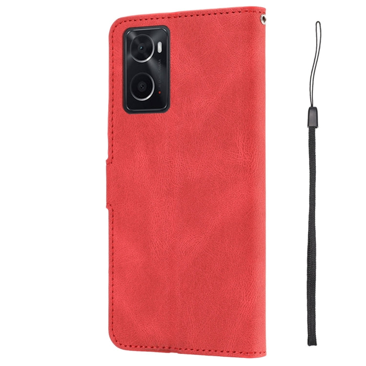 For OPPO A36 4G / A76 4G / A96 4G / Realme 9i 4G Fantasy Skin-feel Calfskin Texture Leather Phone Case