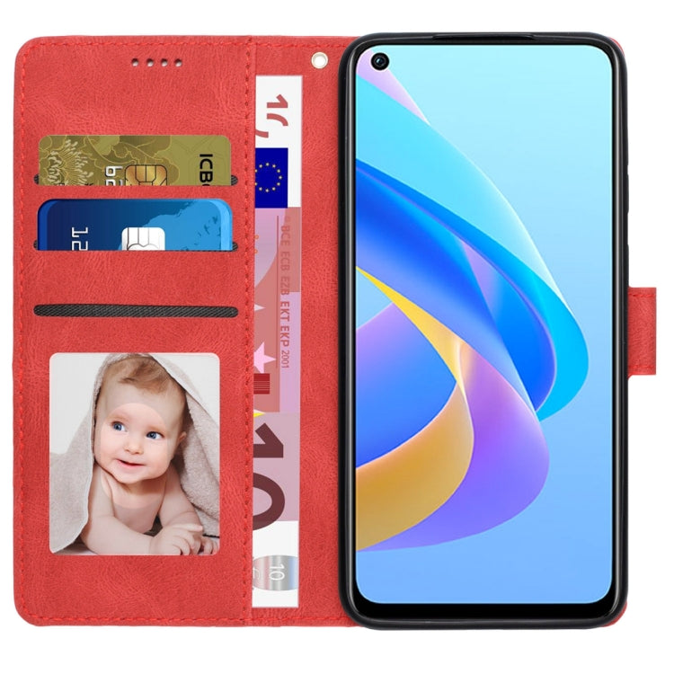 For OPPO A36 4G / A76 4G / A96 4G / Realme 9i 4G Fantasy Skin-feel Calfskin Texture Leather Phone Case