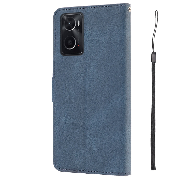 For OPPO A36 4G / A76 4G / A96 4G / Realme 9i 4G Fantasy Skin-feel Calfskin Texture Leather Phone Case