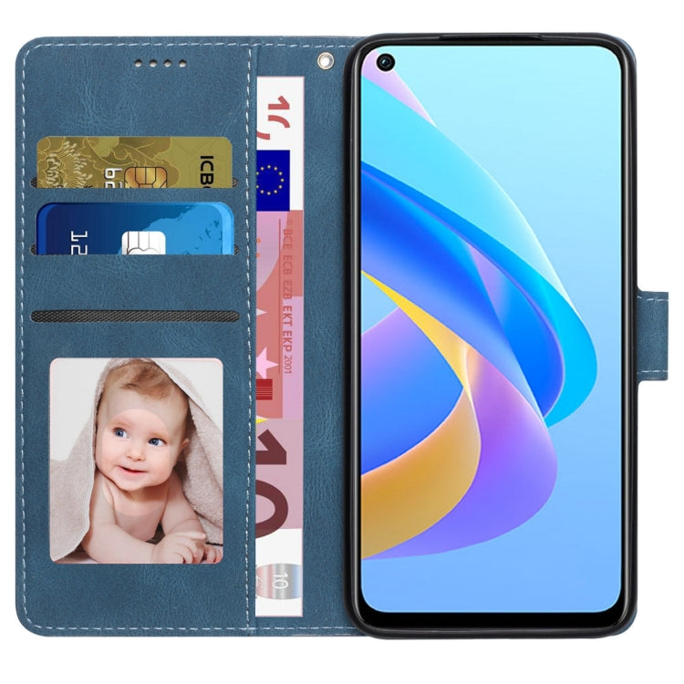 For OPPO A36 4G / A76 4G / A96 4G / Realme 9i 4G Fantasy Skin-feel Calfskin Texture Leather Phone Case