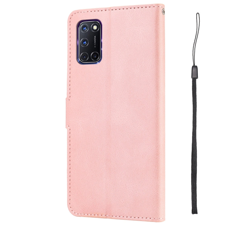 For OPPO A72 / A52 / A92 4G Fantasy Skin-feel Calfskin Texture Leather Phone Case