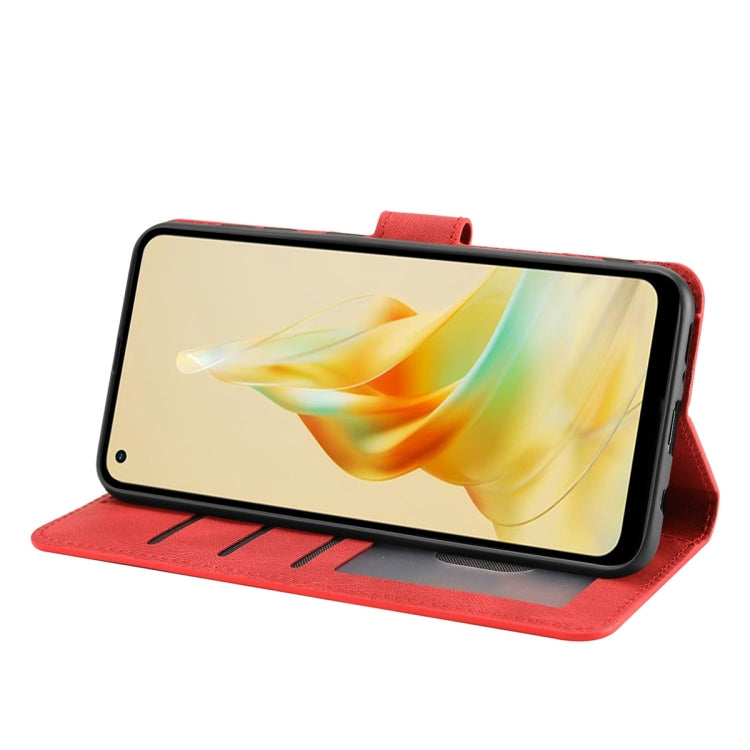 For OPPO Reno8 T 4G Global Fantasy Skin-feel Calfskin Texture Leather Phone Case