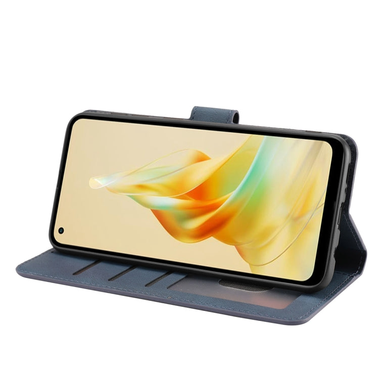 For OPPO Reno8 T 4G Global Fantasy Skin-feel Calfskin Texture Leather Phone Case