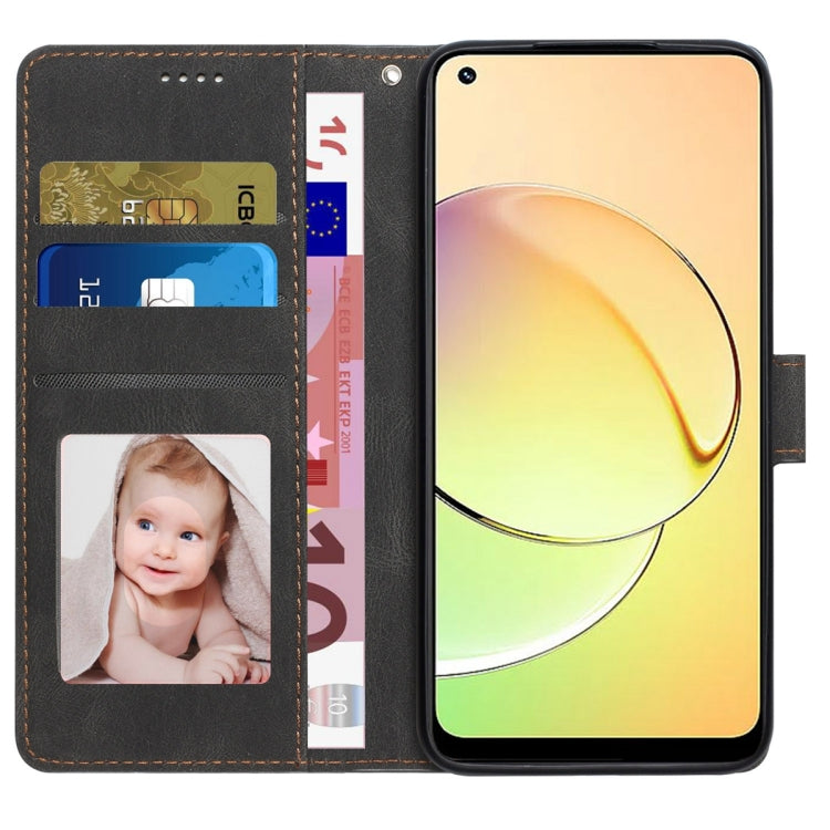 For Realme 10 4G Fantasy Skin-feel Calfskin Texture Leather Phone Case