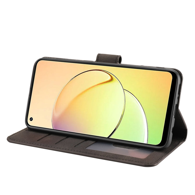 For Realme 10 4G Fantasy Skin-feel Calfskin Texture Leather Phone Case