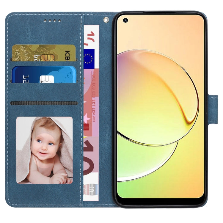 For Realme 10 4G Fantasy Skin-feel Calfskin Texture Leather Phone Case