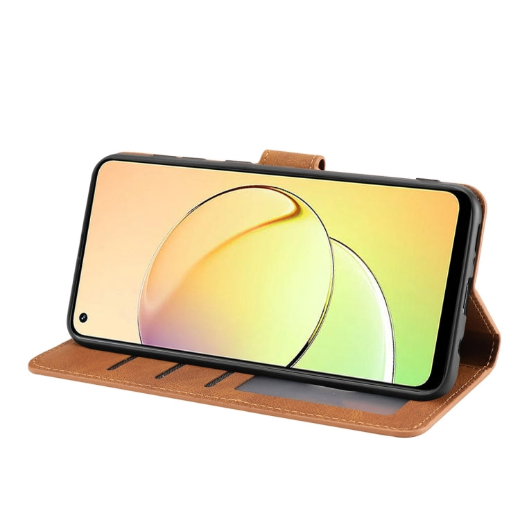 For Realme 10 4G Fantasy Skin-feel Calfskin Texture Leather Phone Case