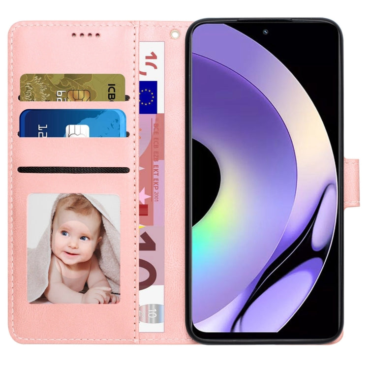 For Realme 10 Pro 5G Fantasy Skin-feel Calfskin Texture Leather Phone Case