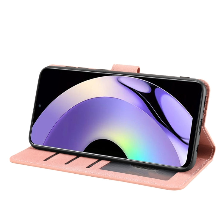 For Realme 10 Pro 5G Fantasy Skin-feel Calfskin Texture Leather Phone Case