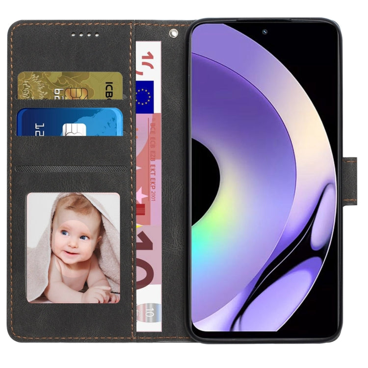 For Realme 10 Pro 5G Fantasy Skin-feel Calfskin Texture Leather Phone Case