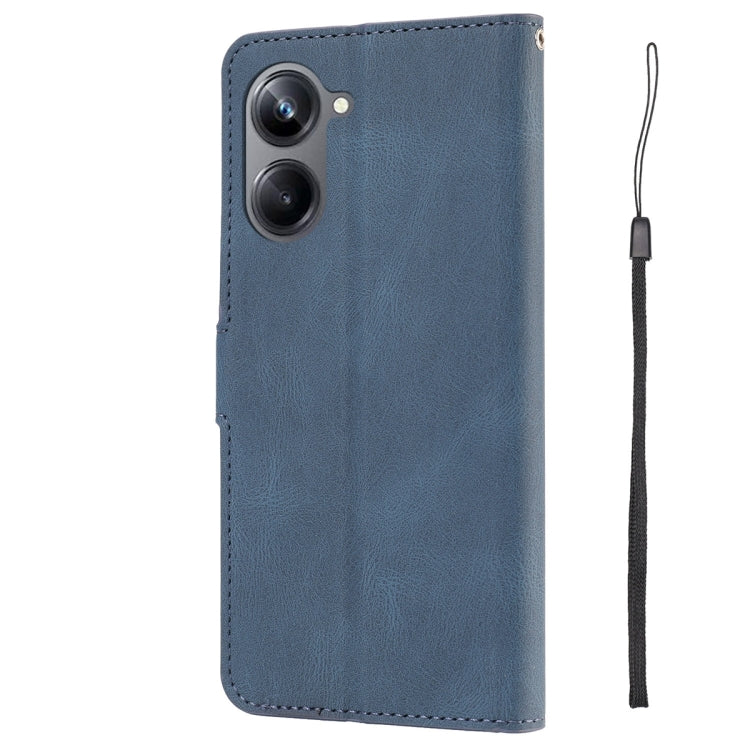 For Realme 10 Pro 5G Fantasy Skin-feel Calfskin Texture Leather Phone Case