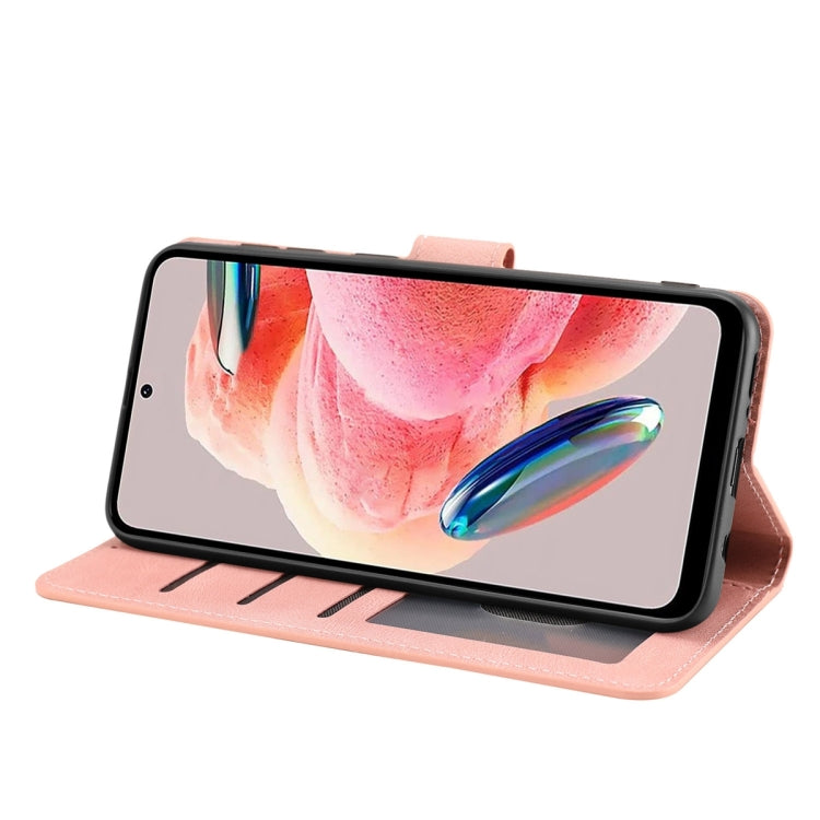 For Xiaomi Redmi Note 12 4G Global Fantasy Skin-feel Calfskin Texture Leather Phone Case