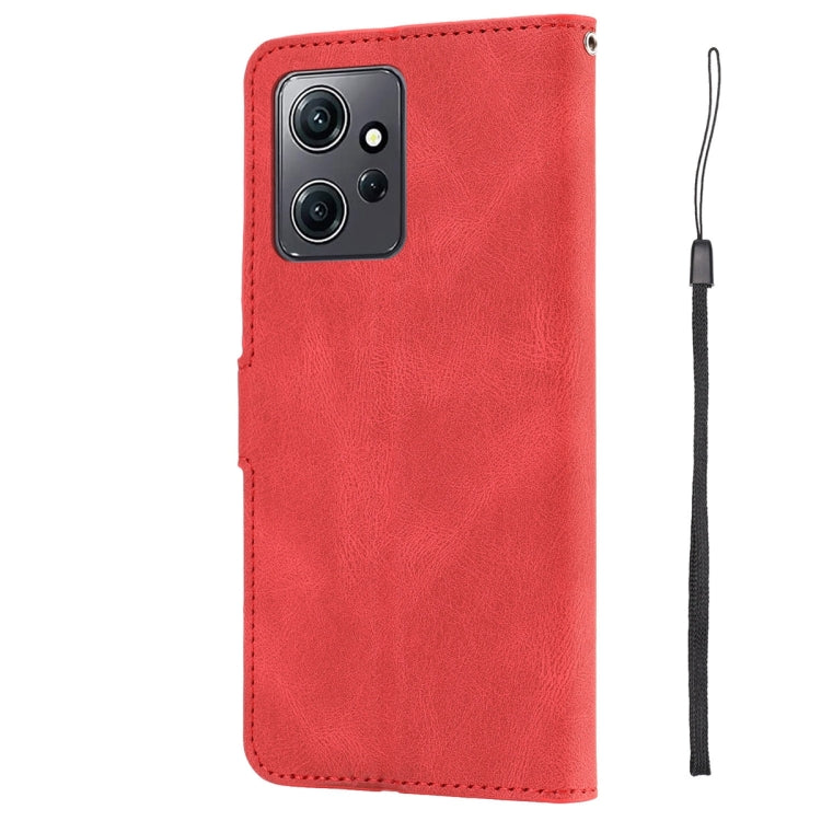 For Xiaomi Redmi Note 12 4G Global Fantasy Skin-feel Calfskin Texture Leather Phone Case