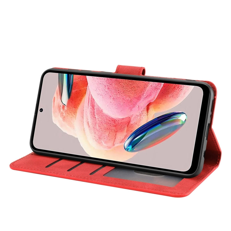 For Xiaomi Redmi Note 12 4G Global Fantasy Skin-feel Calfskin Texture Leather Phone Case