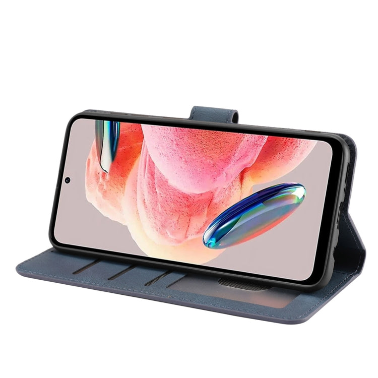 For Xiaomi Redmi Note 12 4G Global Fantasy Skin-feel Calfskin Texture Leather Phone Case