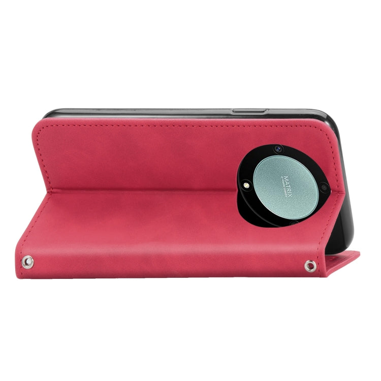 For Honor Magic5 Lite Retro Skin Feel Magnetic Leather Phone Case