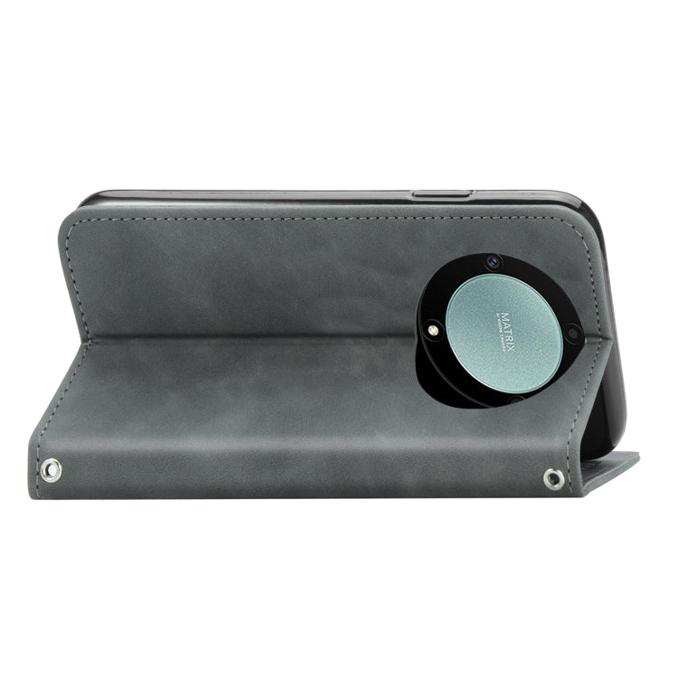 For Honor Magic5 Lite Retro Skin Feel Magnetic Leather Phone Case