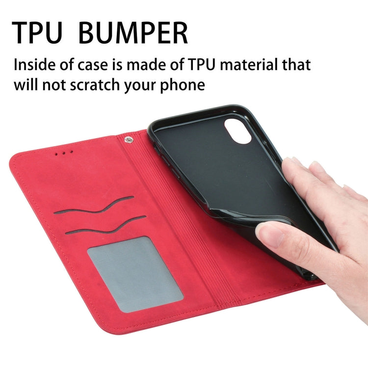 For Kyocera Android One S10 Retro Skin Feel Magnetic Leather Phone Case