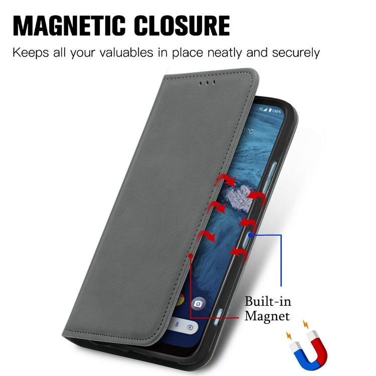 For Kyocera Android One S10 Retro Skin Feel Magnetic Leather Phone Case
