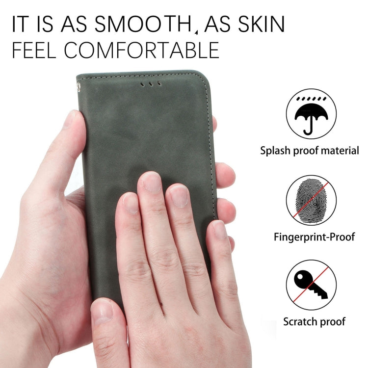 For Kyocera Android One S10 Retro Skin Feel Magnetic Leather Phone Case