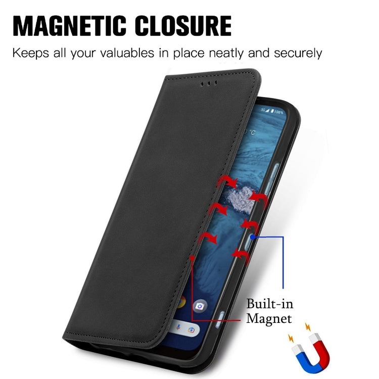 For Kyocera Android One S10 Retro Skin Feel Magnetic Leather Phone Case