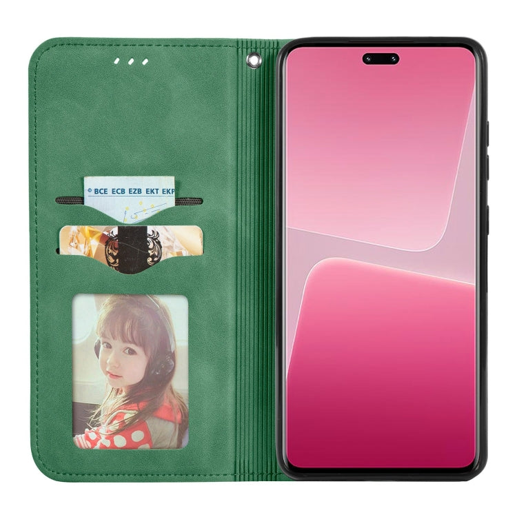 For Xiaomi 13 Lite Retro Skin Feel Magnetic Leather Phone Case