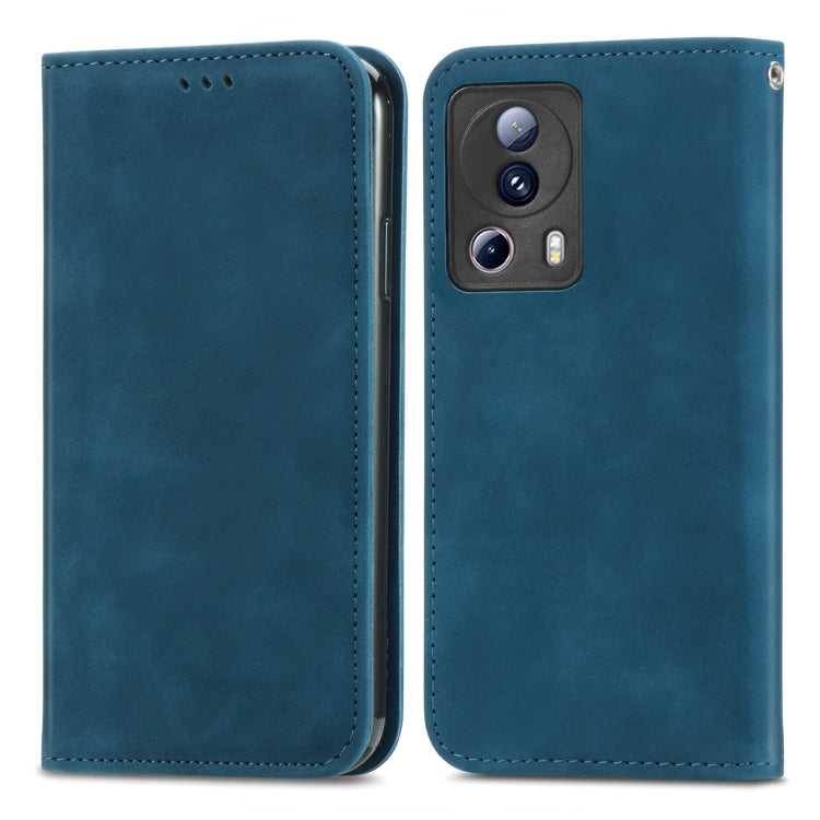 For Xiaomi 13 Lite Retro Skin Feel Magnetic Leather Phone Case